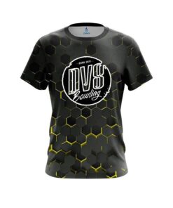 DV8 Yellow Honeycomb Fusion CoolWick Bowling Jersey