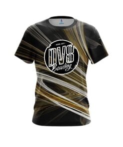 DV8 Yellow Motion Swirl CoolWick Bowling Jersey