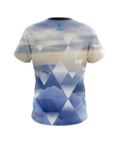 Alternative view of Plain Diamond Clouds CoolWick Bowling Jersey