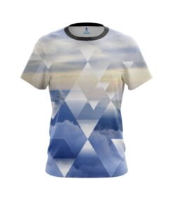 Plain Diamond Clouds CoolWick Bowling Jersey