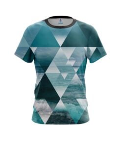Plain Diamond Waves CoolWick Bowling Jersey