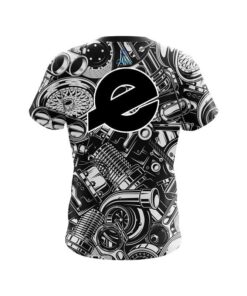 Alternative view of Ebonite Auto Parts Explosion CoolWick Bowling Jersey
