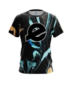 Ebonite Blue and Gold Resin CoolWick Bowling Jersey