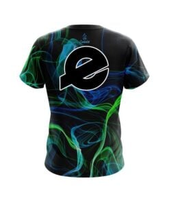 Alternative view of Ebonite Blue Green Smoke CoolWick Bowling Jersey