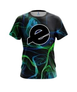 Ebonite Blue Green Smoke CoolWick Bowling Jersey
