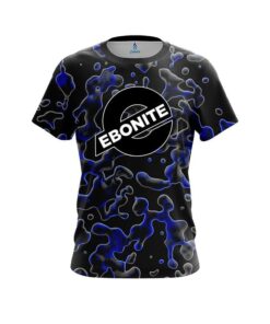Ebonite Blue Flowing Fluid CoolWick Bowling Jersey