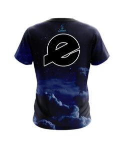 Alternative view of Ebonite Cloudy Night CoolWick Bowling Jersey