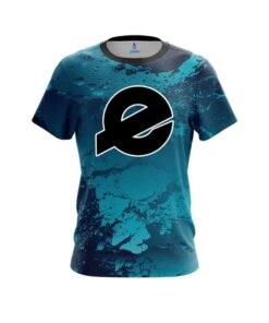 Ebonite Graphite Blue CoolWick Bowling Jersey