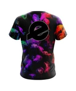 Alternative view of Ebonite Glowing Jellyfish CoolWick Bowling Jersey