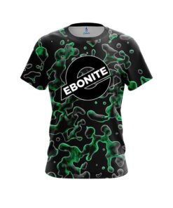 Ebonite Green Flowing Fluid CoolWick Bowling Jersey