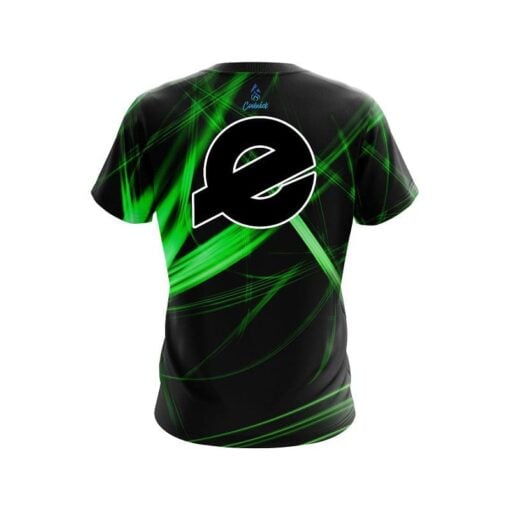 Ebonite Green Spiral CoolWick Bowling Jersey - Image 2