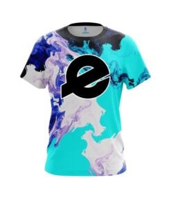 Ebonite Liquid Marble Purple And Blue CoolWick Bowling Jersey