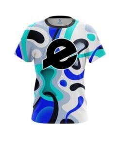 Ebonite Modern Art Blue CoolWick Bowling Jersey