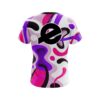 Ebonite Modern Art Purple CoolWick Bowling Jersey - Image 2