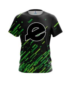 Ebonite Modern Green Stripe CoolWick Bowling Jersey