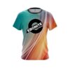 Ebonite Multi Color Swirl CoolWick Bowling Jersey