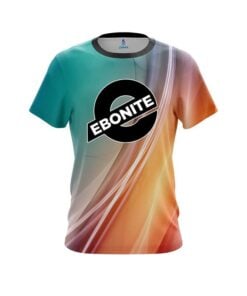 Ebonite Multi Color Swirl CoolWick Bowling Jersey