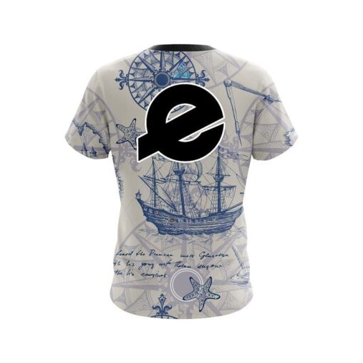 Ebonite Nautical Navigation CoolWick Bowling Jersey - Image 2