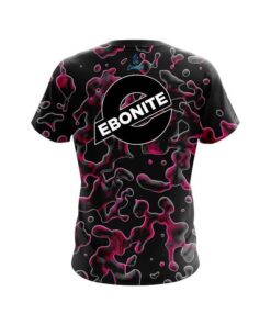Alternative view of Ebonite Pink Flowing Fluid CoolWick Bowling Jersey