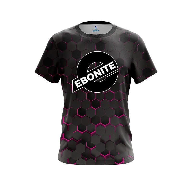 Ebonite Pink Honeycomb Fusion CoolWick Bowling Jersey