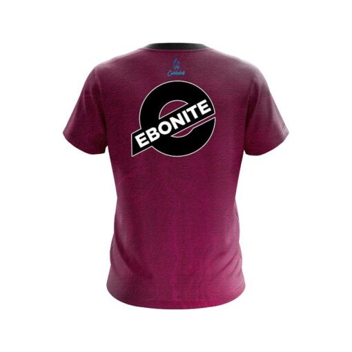 Ebonite Pink Grunge Canvas CoolWick Bowling Jersey - Image 2