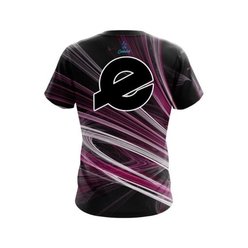 Ebonite Pink Motion Swirl CoolWick Bowling Jersey - Image 2