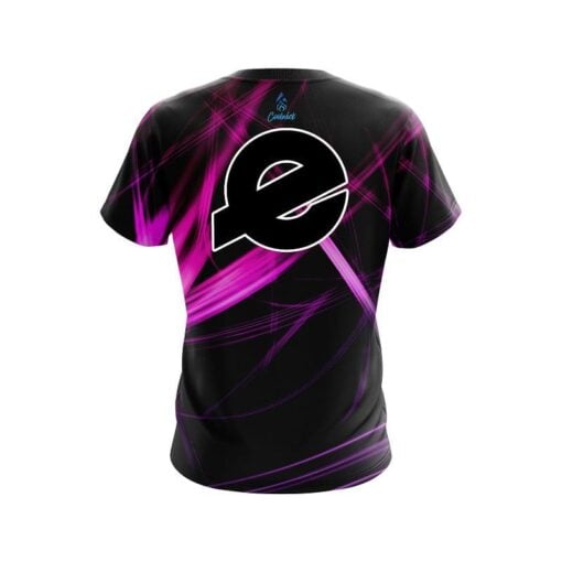 Ebonite Pink Spiral CoolWick Bowling Jersey - Image 2