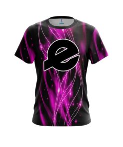 Ebonite Pink Spiral Waves CoolWick Bowling Jersey