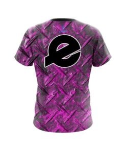 Alternative view of Ebonite Pink Diamond Plate CoolWick Bowling Jersey