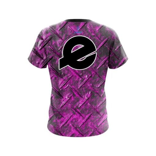 Ebonite Pink Diamond Plate CoolWick Bowling Jersey - Image 2