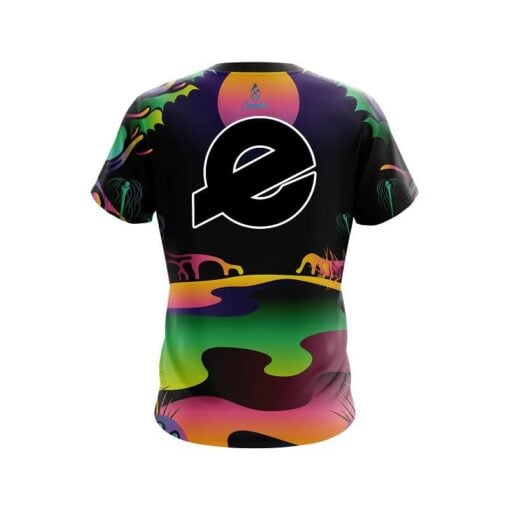 Ebonite Psychedelic Lakeside CoolWick Bowling Jersey - Image 2