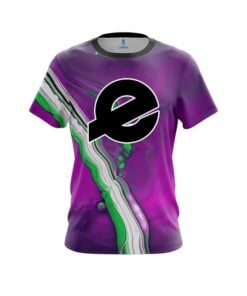 Ebonite Purple And Green Liquid CoolWick Bowling Jersey
