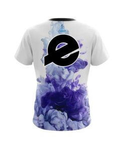 Alternative view of Ebonite Purple ink Splash CoolWick Bowling Jersey