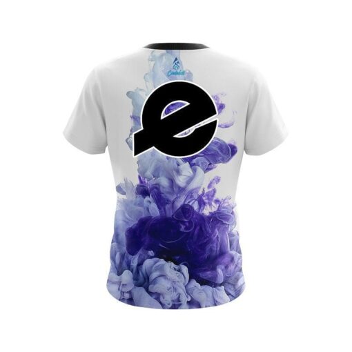 Ebonite Purple ink Splash CoolWick Bowling Jersey - Image 2