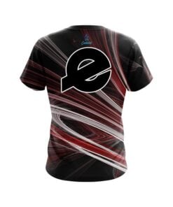 Alternative view of Ebonite Red Motion Swirl CoolWick Bowling Jersey