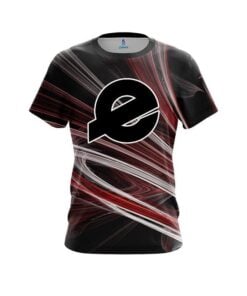 Ebonite Red Motion Swirl CoolWick Bowling Jersey