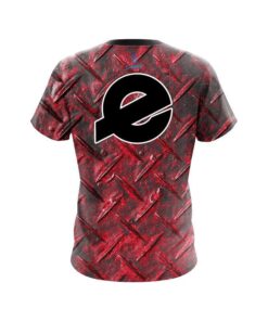 Alternative view of Ebonite Red Diamond Plate CoolWick Bowling Jersey