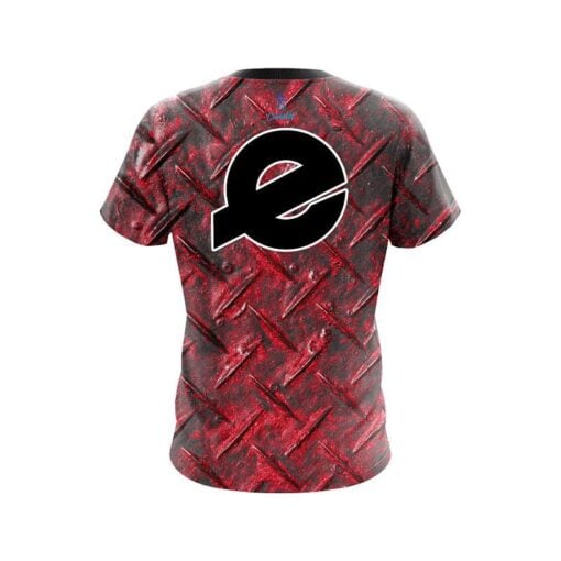 Ebonite Red Diamond Plate CoolWick Bowling Jersey - Image 2