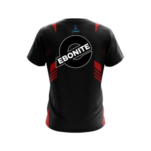 Ebonite Red Steel CoolWick Bowling Jersey - Image 2