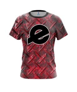 Ebonite Red Diamond Plate CoolWick Bowling Jersey