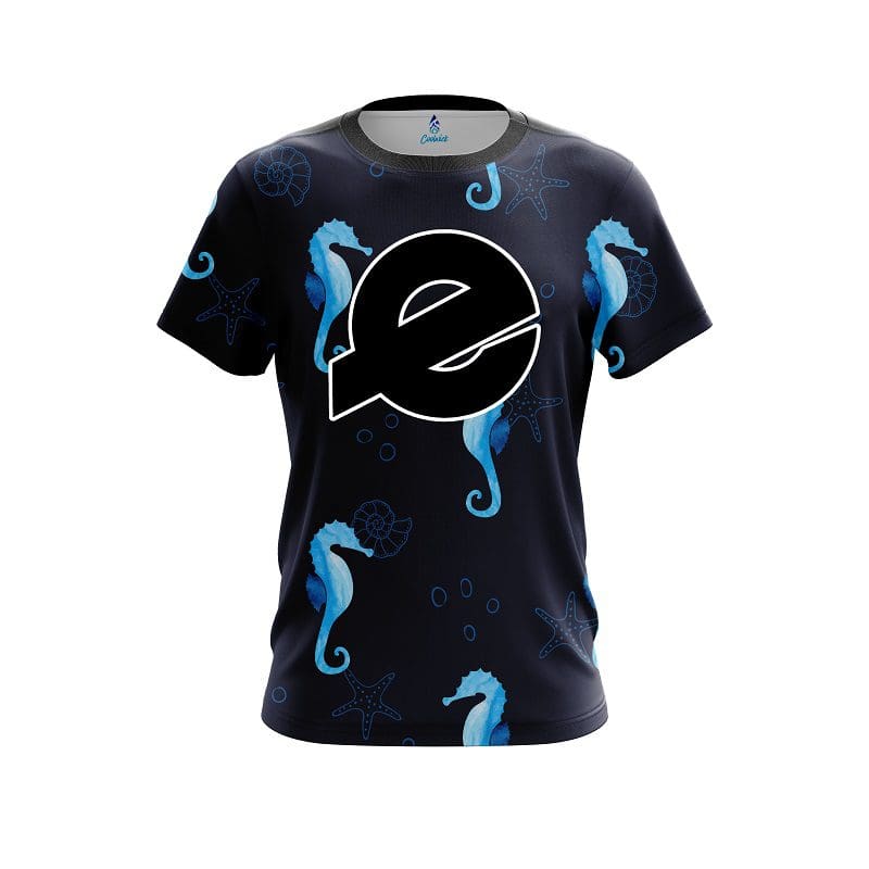Ebonite Underwater Seahorse CoolWick Bowling Jersey