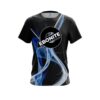 Ebonite Smokey Blue Wave CoolWick Bowling Jersey