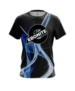 Ebonite Smokey Blue Wave CoolWick Bowling Jersey