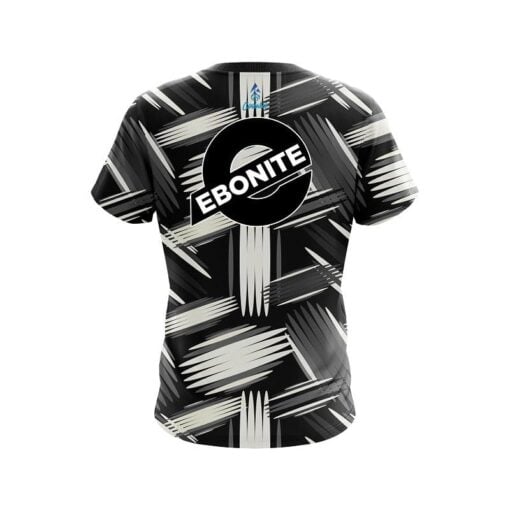 Ebonite Striped Pattern CoolWick Bowling Jersey - Image 2