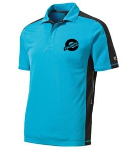 Ebonite Big One Voltage Blue Men's Emroidered Coolwick Bowling Shirt