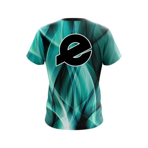 Ebonite Wavy Aqua Swirl CoolWick Bowling Jersey - Image 2