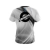 Ebonite Wavy Black And White Swirl CoolWick Bowling Jersey - Image 2