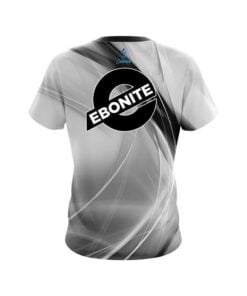 Alternative view of Ebonite Wavy Black And White Swirl CoolWick Bowling Jersey
