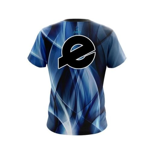 Ebonite Wavy Blue Swirl   CoolWick Bowling Jersey - Image 2
