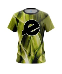 Ebonite Wavy Yellow Swirl CoolWick Bowling Jersey